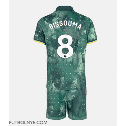 Camiseta Tottenham Hotspur Yves Bissouma #8 Tercera Equipación para niños 2024-25 manga corta (+ pantalones cortos)